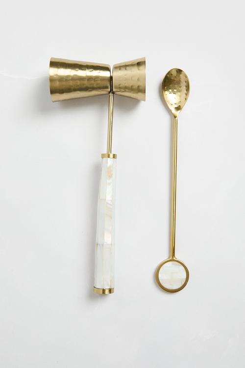 MOP Handle Bar Tools Set of 2 - White