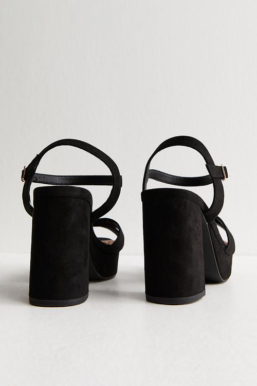 Tambourine heel - black
