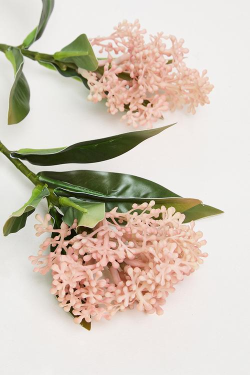 Artificial skimmia stem - Pink
