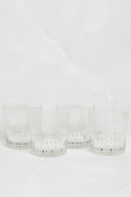 Dip whiskey glasses set of 4 - Clear