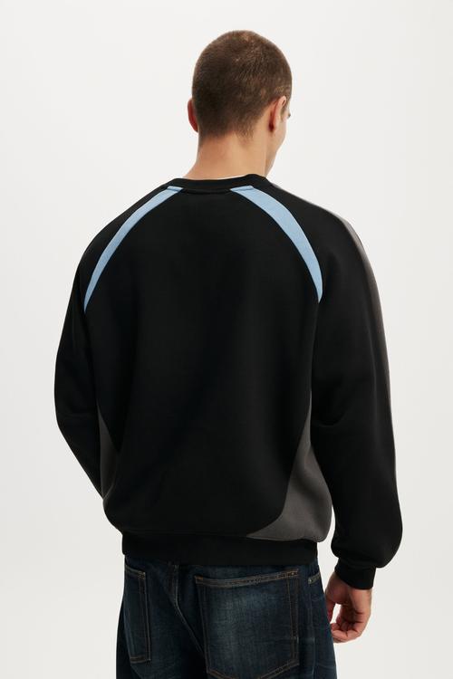 Cropped Fit Alfa Romeo Sweater - Lcn Alf Black/Alfa Romeo - Logo