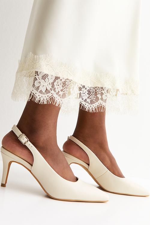 Tempt 2 slingback - off white