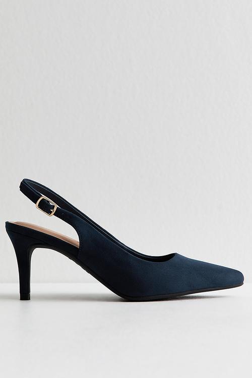 Tempt slingback  - navy