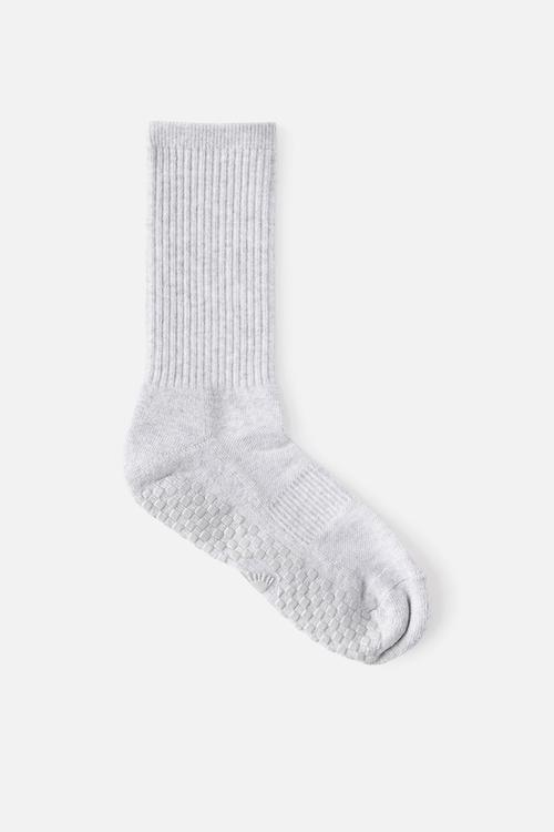 Performance studio crew sock - new grey marle