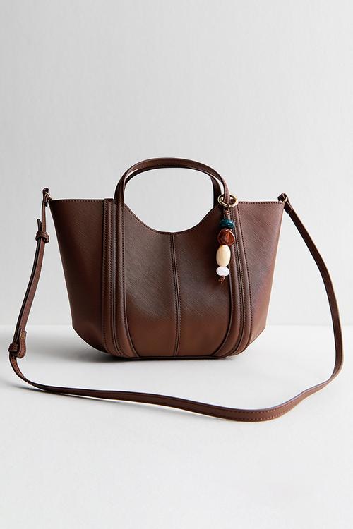 Piper Scoop Mini Tote Bag - Brown