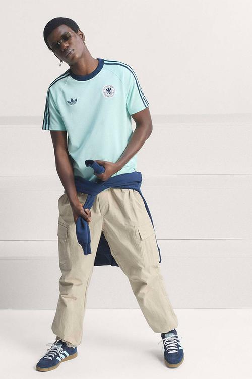 DFB German Originals Tee - Semi Flash Aqua