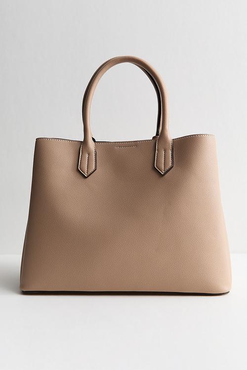 Annie Belted Triple Comp Bag - Mink