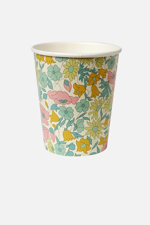 Liberty poppy paper cups