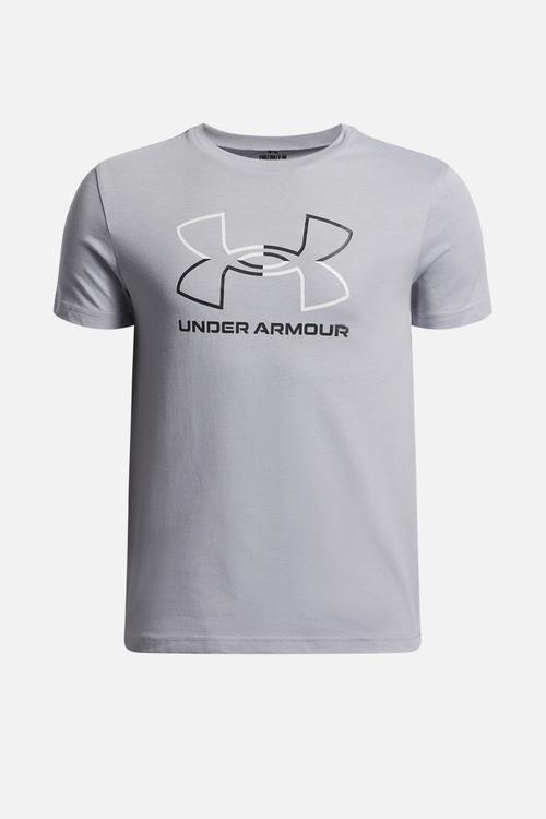 Ua gl foundation ss - mod gray/light heather/black