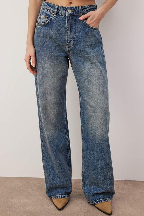 Wide Leg  Jeans - Blue*002