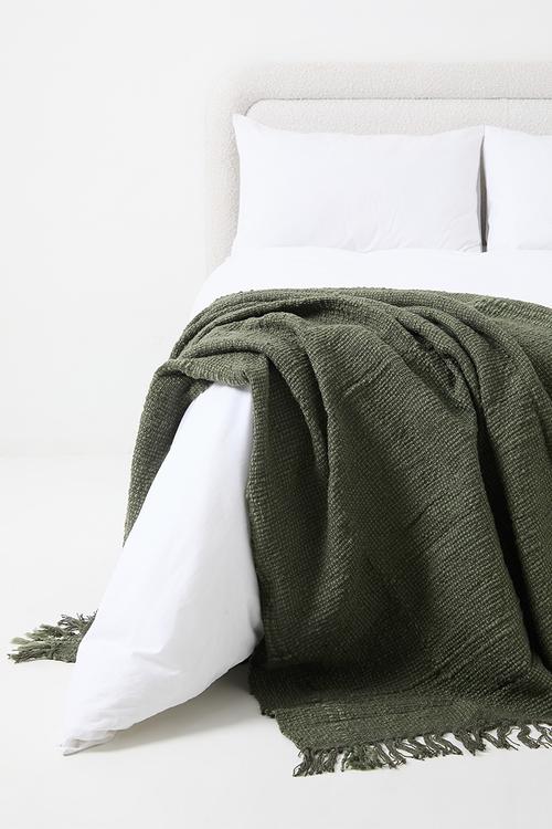 Plaid Cotton Slub - Olive