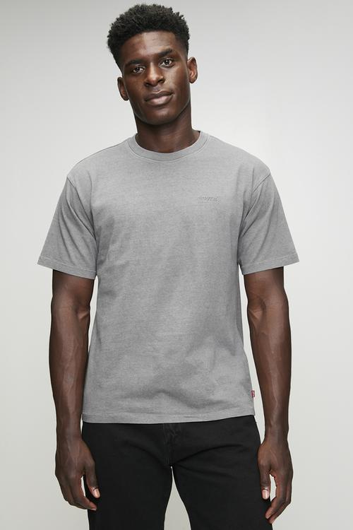 Red tab vintage tee - grey
