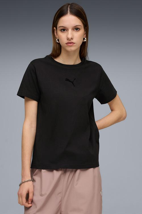 Ess Elevated Comfort Logo Tee W - Puma Black