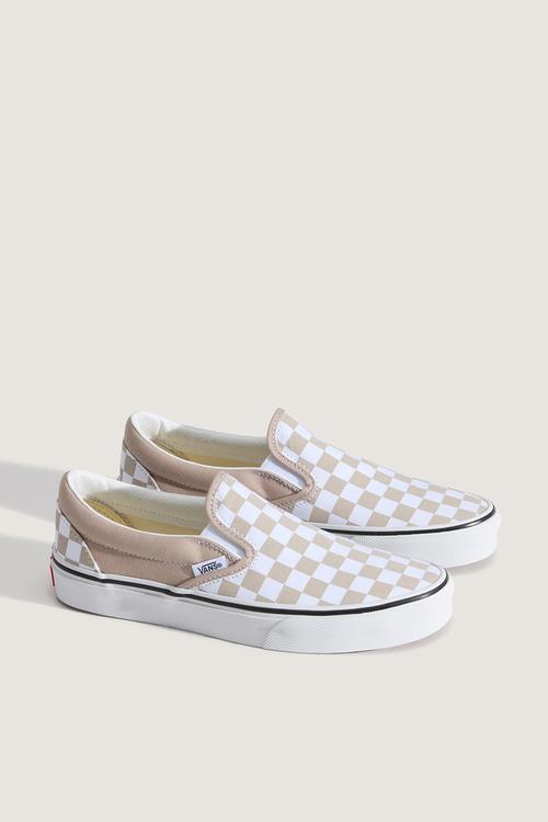 Classic Slip on - Colour Theory Checkerboard Mushroom