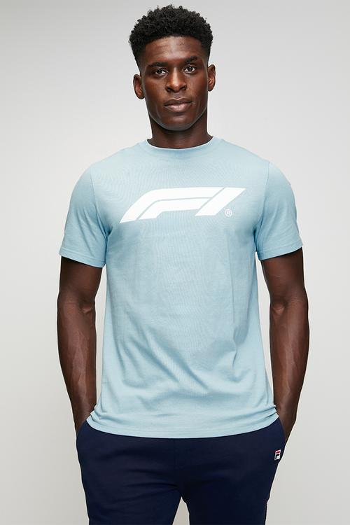 F1 ESS Logo Tee 180g - Seafoam