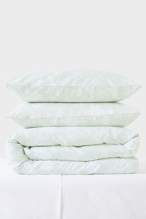 Allyson Cotton Blend Duvet Set - Grey
