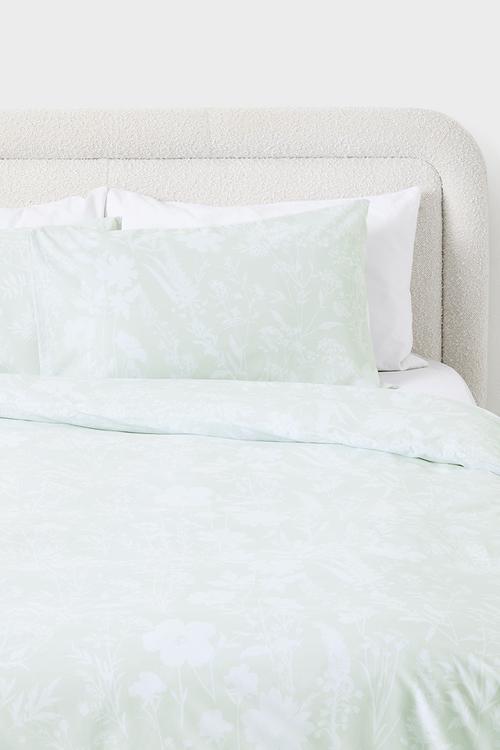 Allyson Cotton Blend Duvet Set - Grey