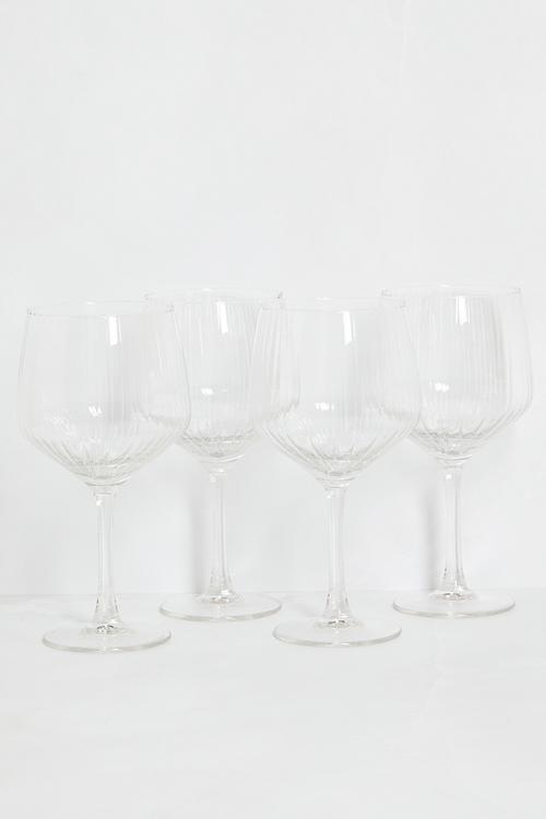 Dip gin glasses set of 4 - Clear