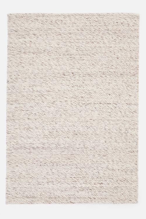 Borgen Handwoven Wool Blend Rug Oatmeal