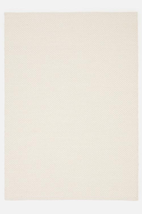 Kaiser Handwoven Wool Blend Rug Ivory