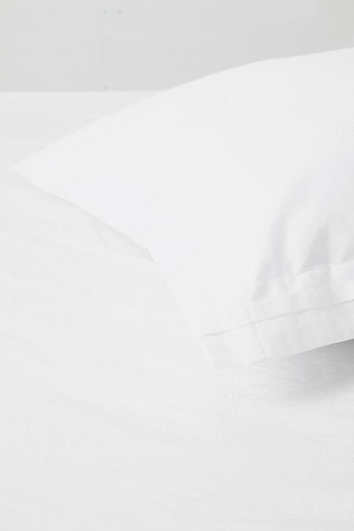 Cotton Pleated Oxford 2pk Std Pillowcase