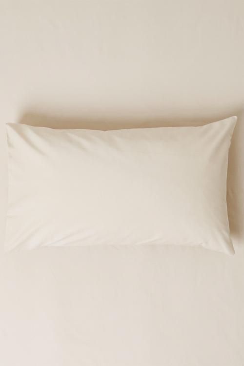 144 tc 100% cotton king pillowcase stone