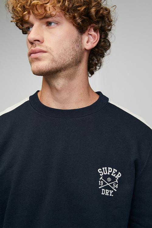 Athletic Club Crew - Nautical Navy Contrast