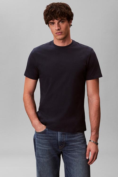 Short sleeve Classic Monogram Tee 2Pk - Dark Sapphire/Bright White