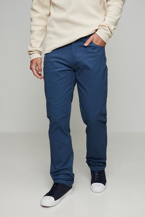Ethan Essential 5 Pocket Trouser - Blue