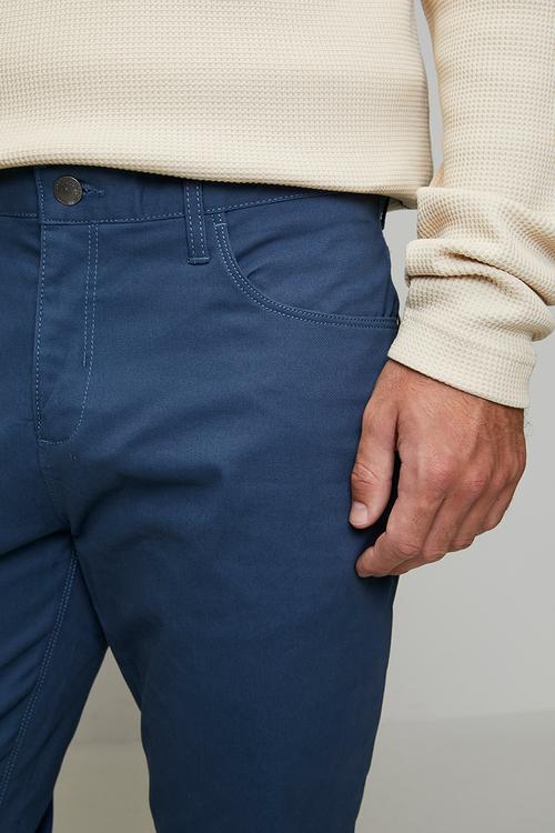 Ethan Essential 5 Pocket Trouser - Blue