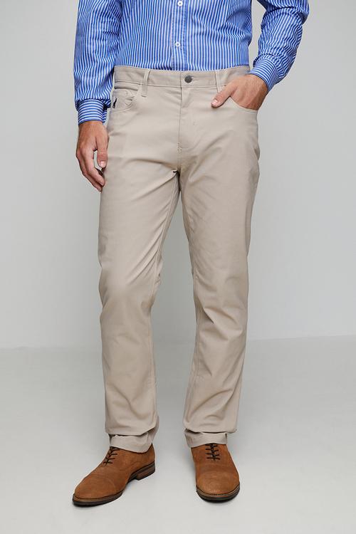 Ethan Essential 5 Pocket Trouser - Bone