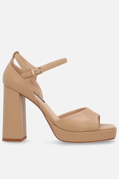 Belr3 Ankle Strap Heel - Neutral