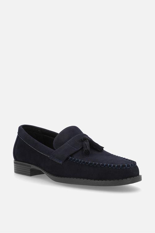 Crouch Tassel Loafer - Navy