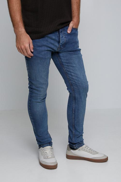 Denim Skinny Fit Jean - Light Blue Reg Length
