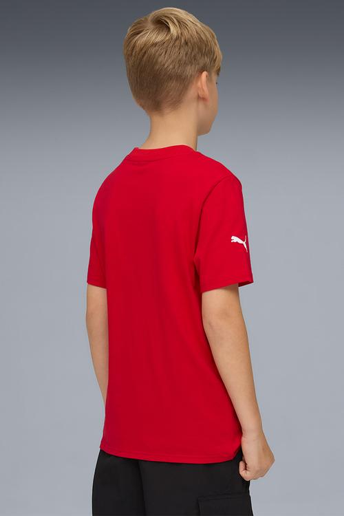 Ferrari Kids Colored Shield Tee - Rosso Corsa