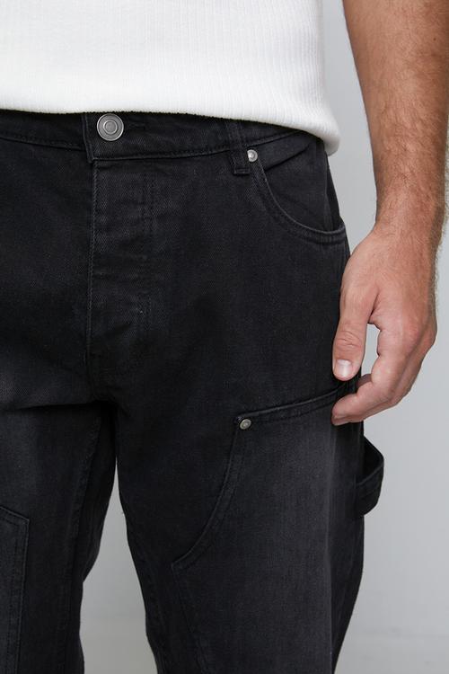 Carpenter Loose Fit Denim Jean - Charcoal Regular Length