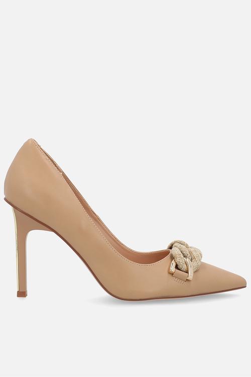 Adelaide court heel - tan 