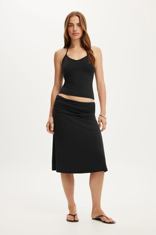 Billie midi skirt - black
