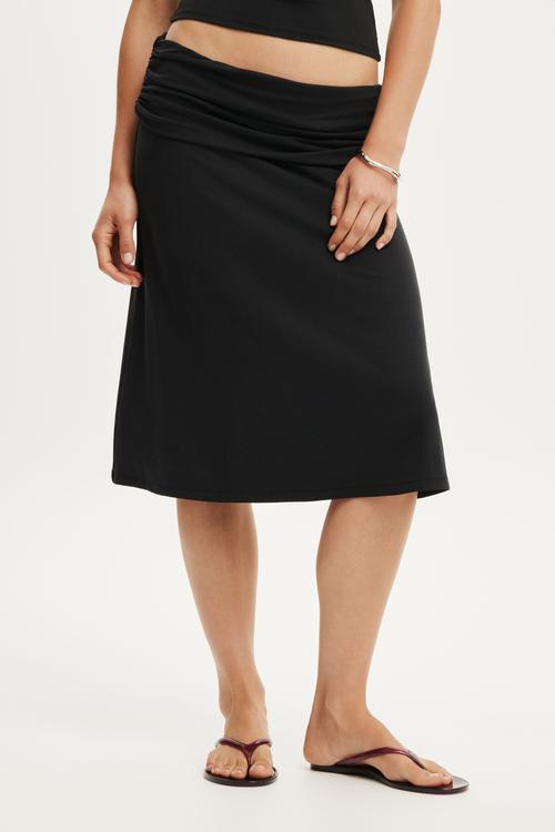 Billie midi skirt - black