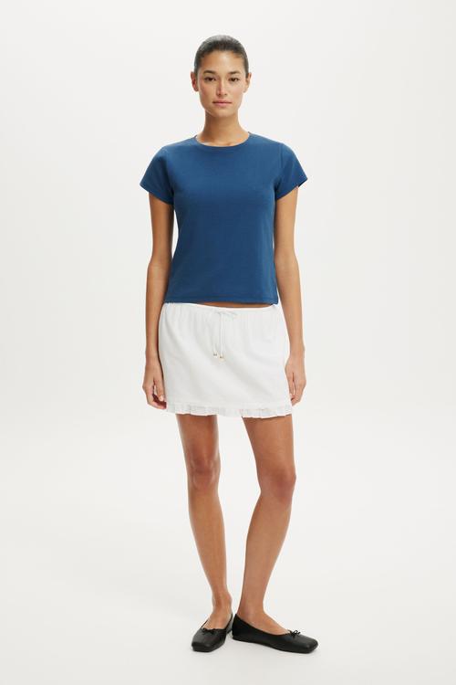Edie mini skirt - white