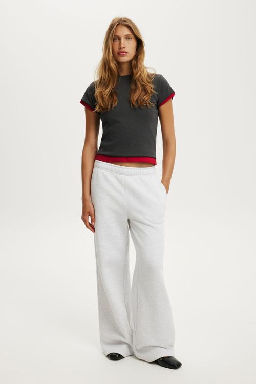 Baggy Sweatpant - Light Grey Marle