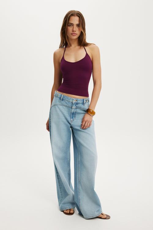 Low super baggy jean - cassette blue adjust