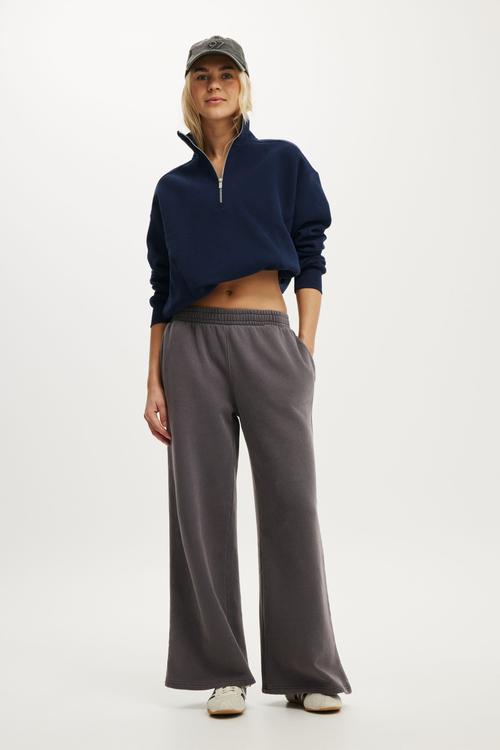 Plush Half Zip Sweatshirt - Prep Sport Navy