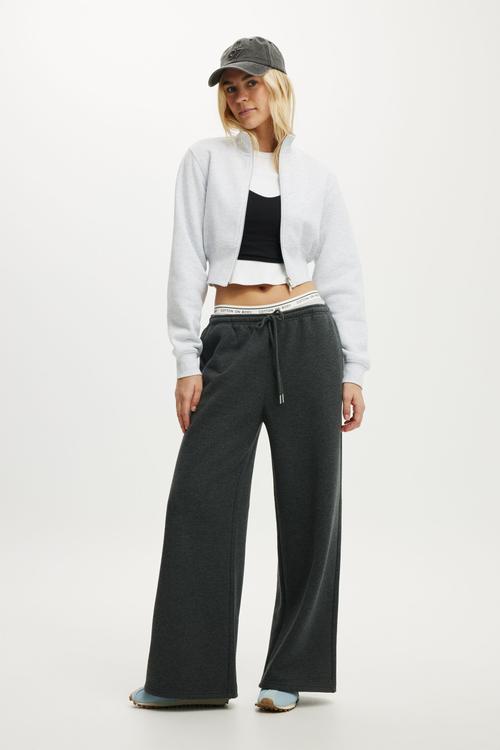 Plush Fitted Zip Through - Cloudy Grey Marle