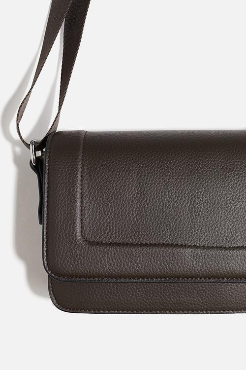 Crossbody bag - dark khaki green