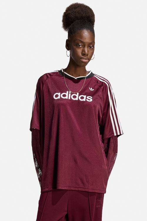 Lace Ls Jersey - Maroon