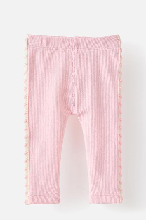 The Row Rib Skinny Legging - Blush Pink1