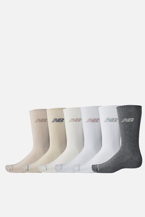 Everyday Crew Sock 6Pk - Assorted