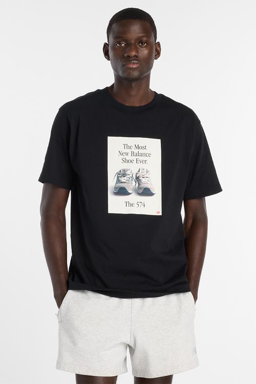 NB Athletics Celebrated Icons 574 Ad Tee - Black