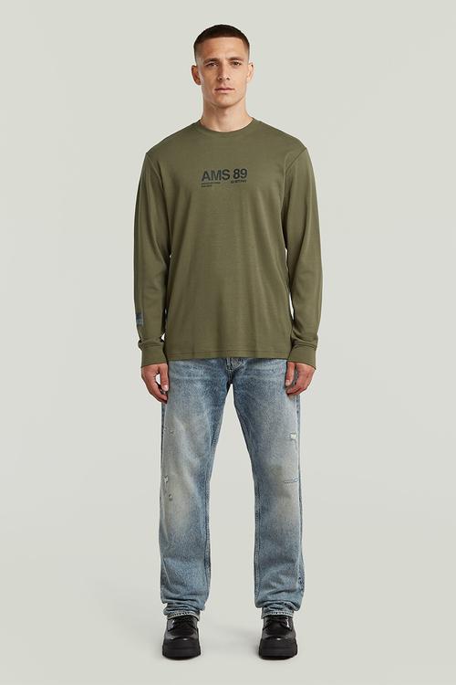 Ams 89 l\s r t - shadow olive